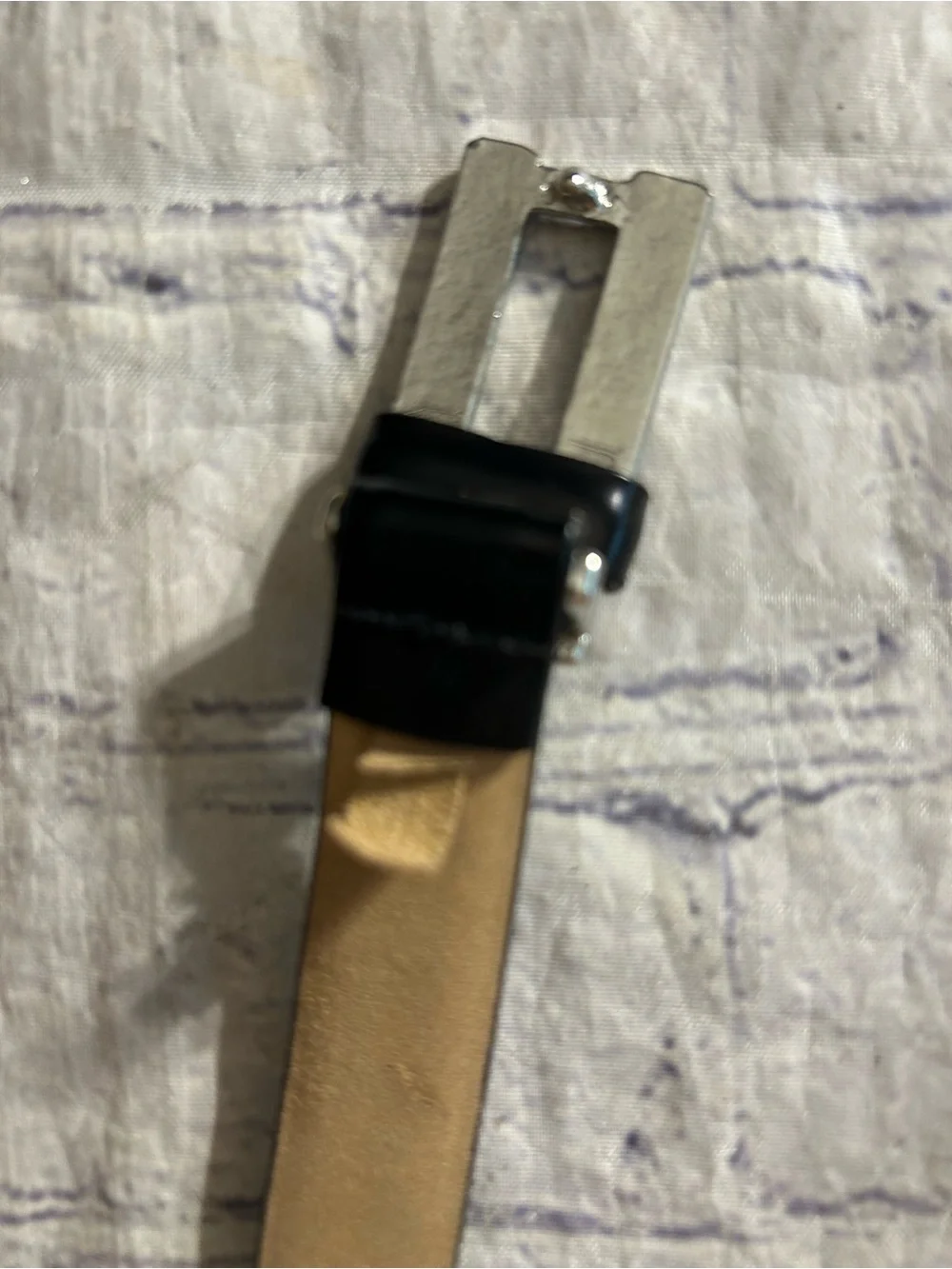 TALBOTS BLACK LEATHER ITALY & USA MADE CLASSIC CHIC BELTS SIZE MEDIUM